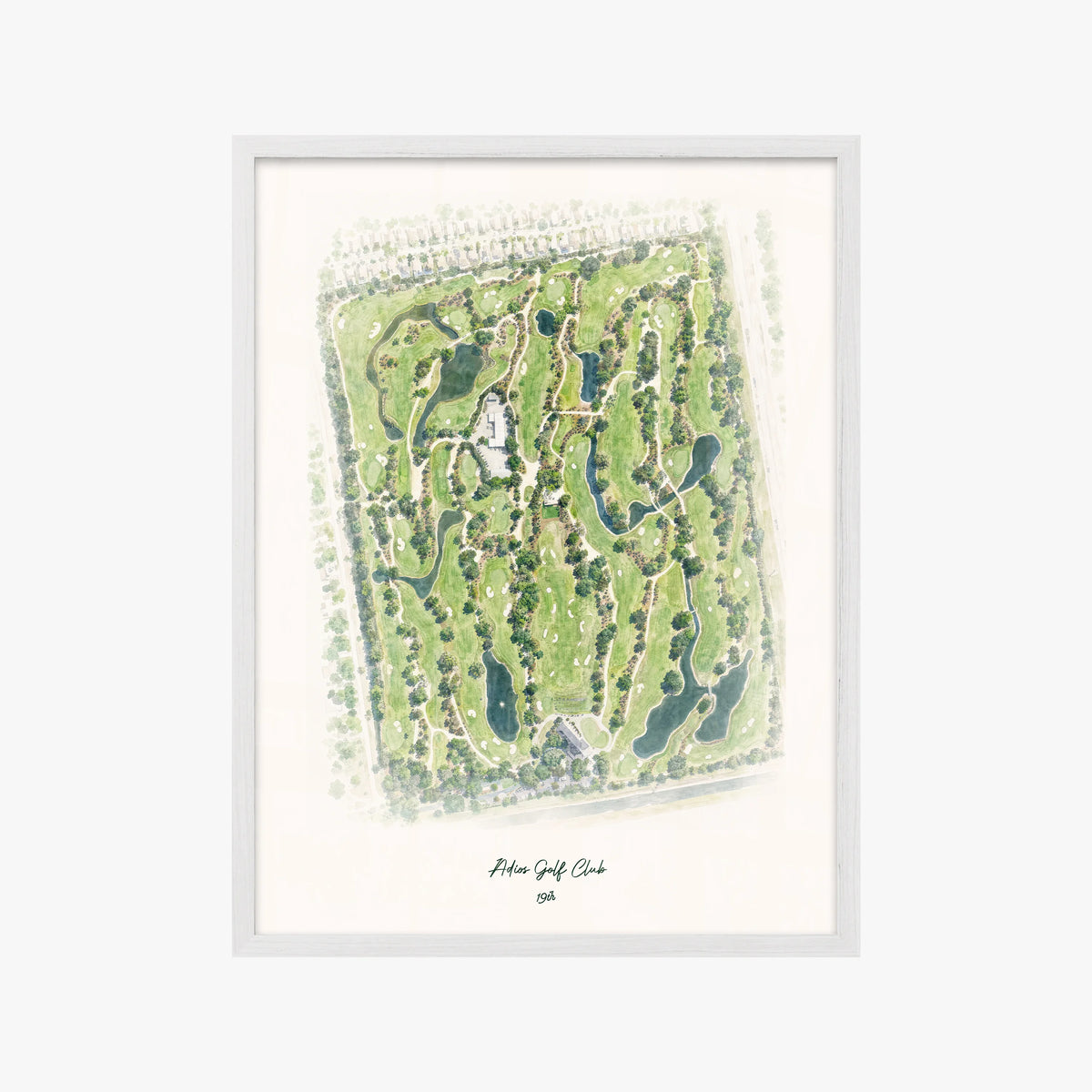 Adios Golf Club white frame