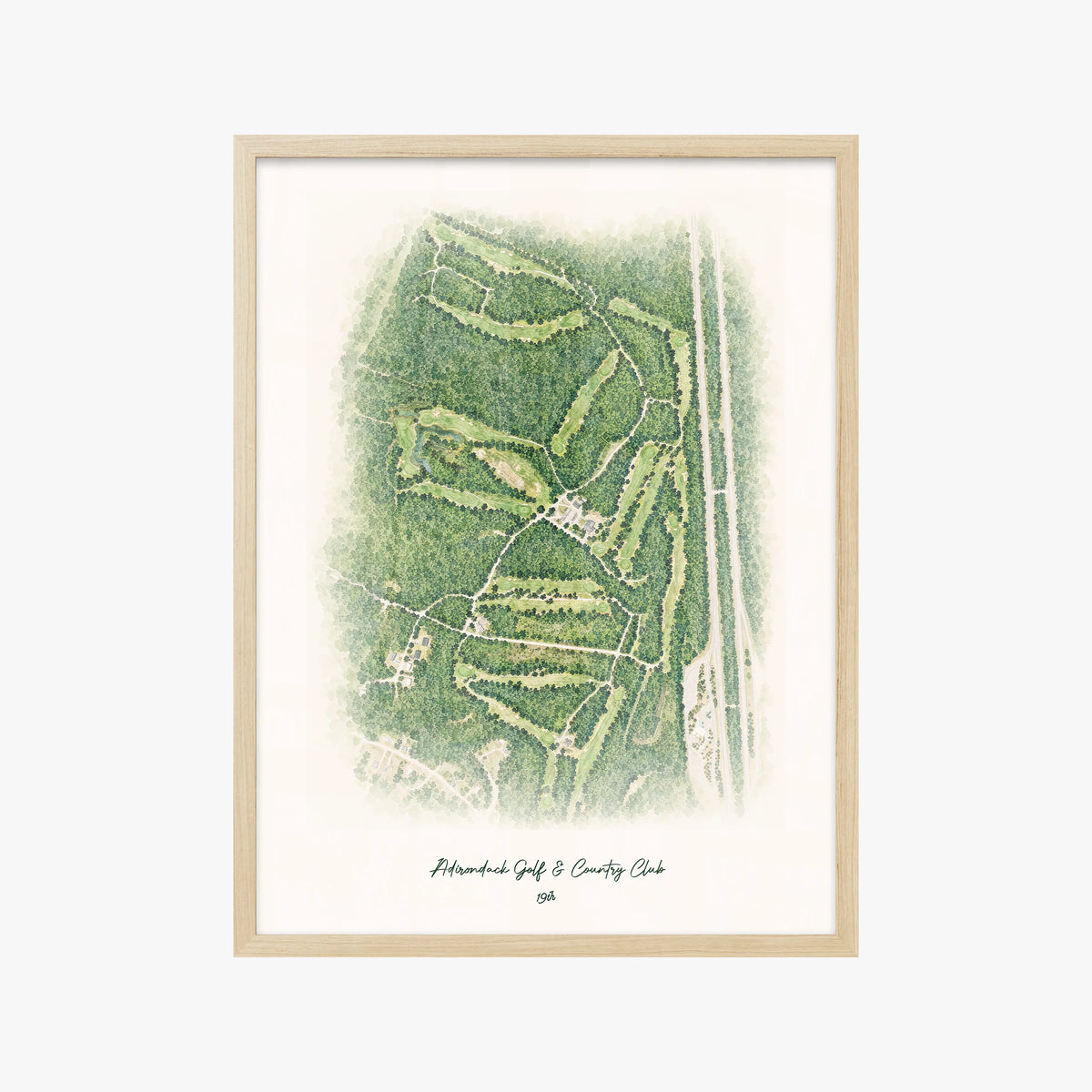 Adirondack Golf & Country Club wood frame