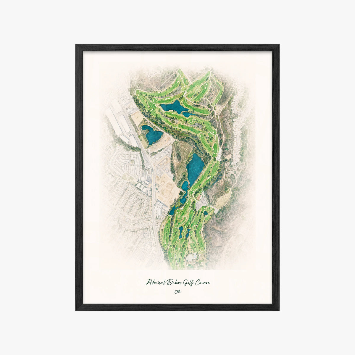 Admiral Baker Golf Course black frame