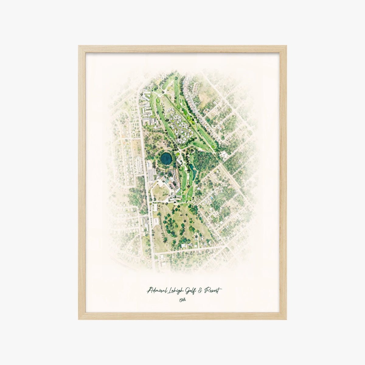 Admiral Lehigh Golf & Resort wood frame