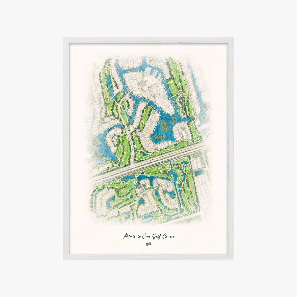 Admirals Cove Golf Course white frame