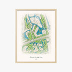 Admirals Cove Golf Course wood frame
