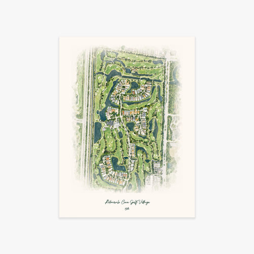 Admirals Cove Golf Village printed artwork