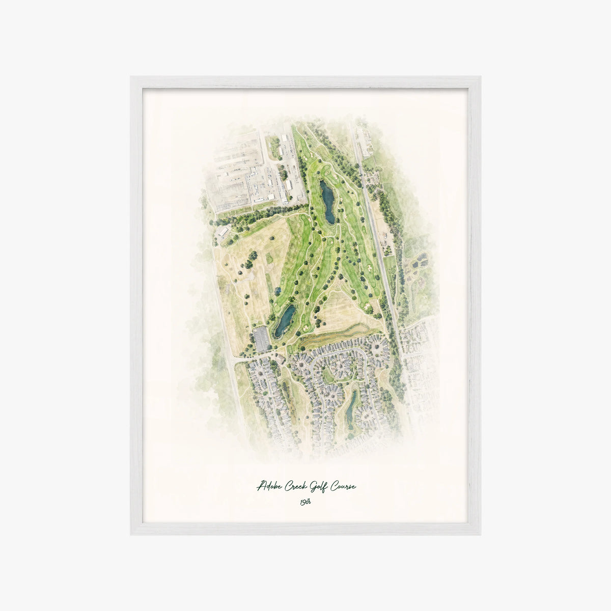 Adobe Creek Golf Course white frame