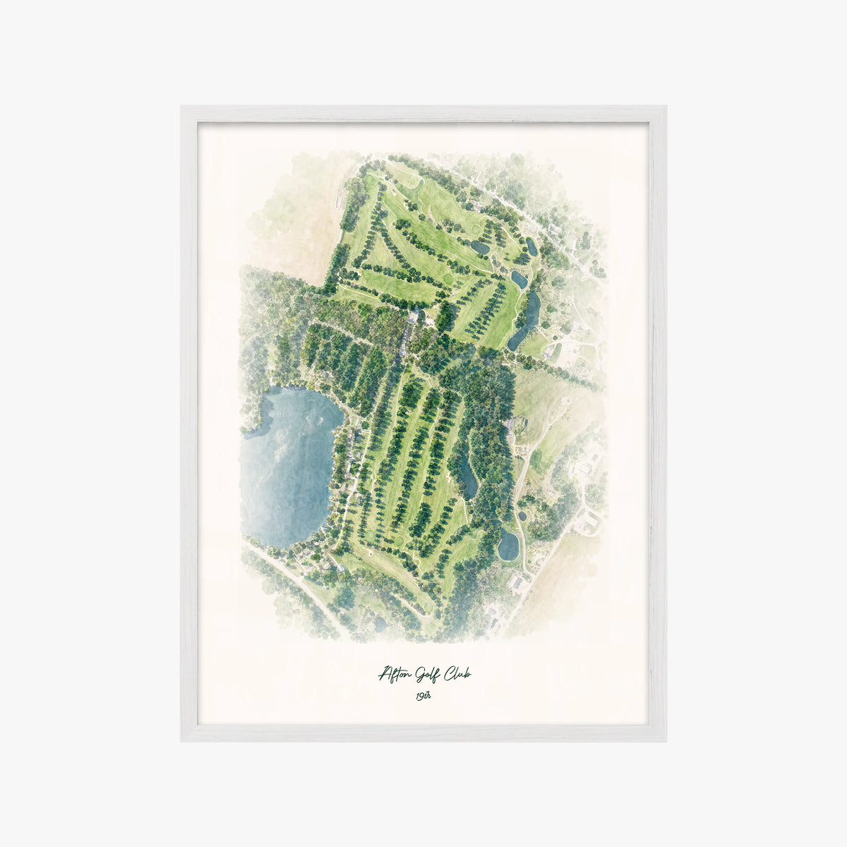 Afton Golf Club white frame