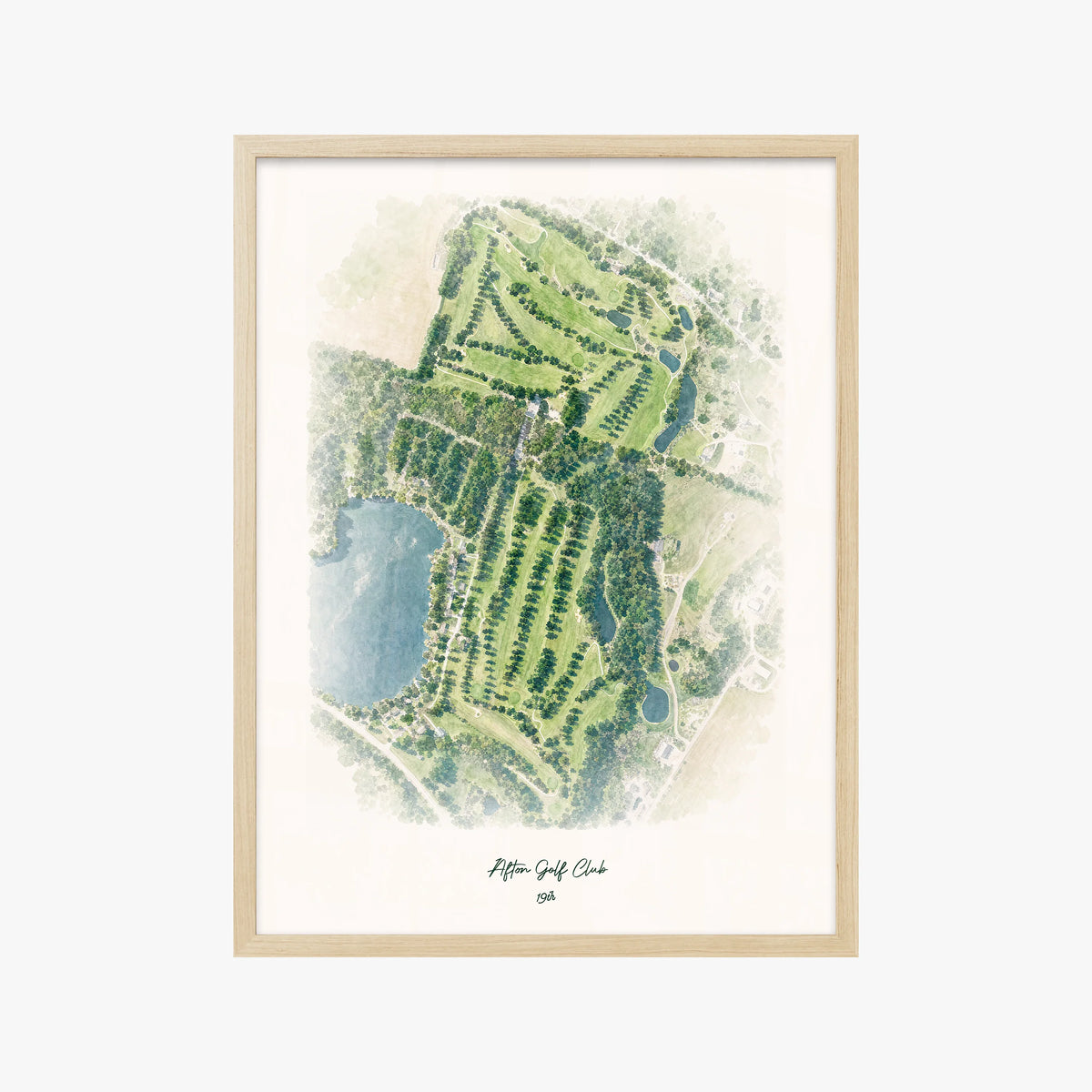 Afton Golf Club wood frame