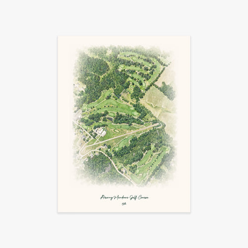 Airway Meadows Golf Course printed artwork