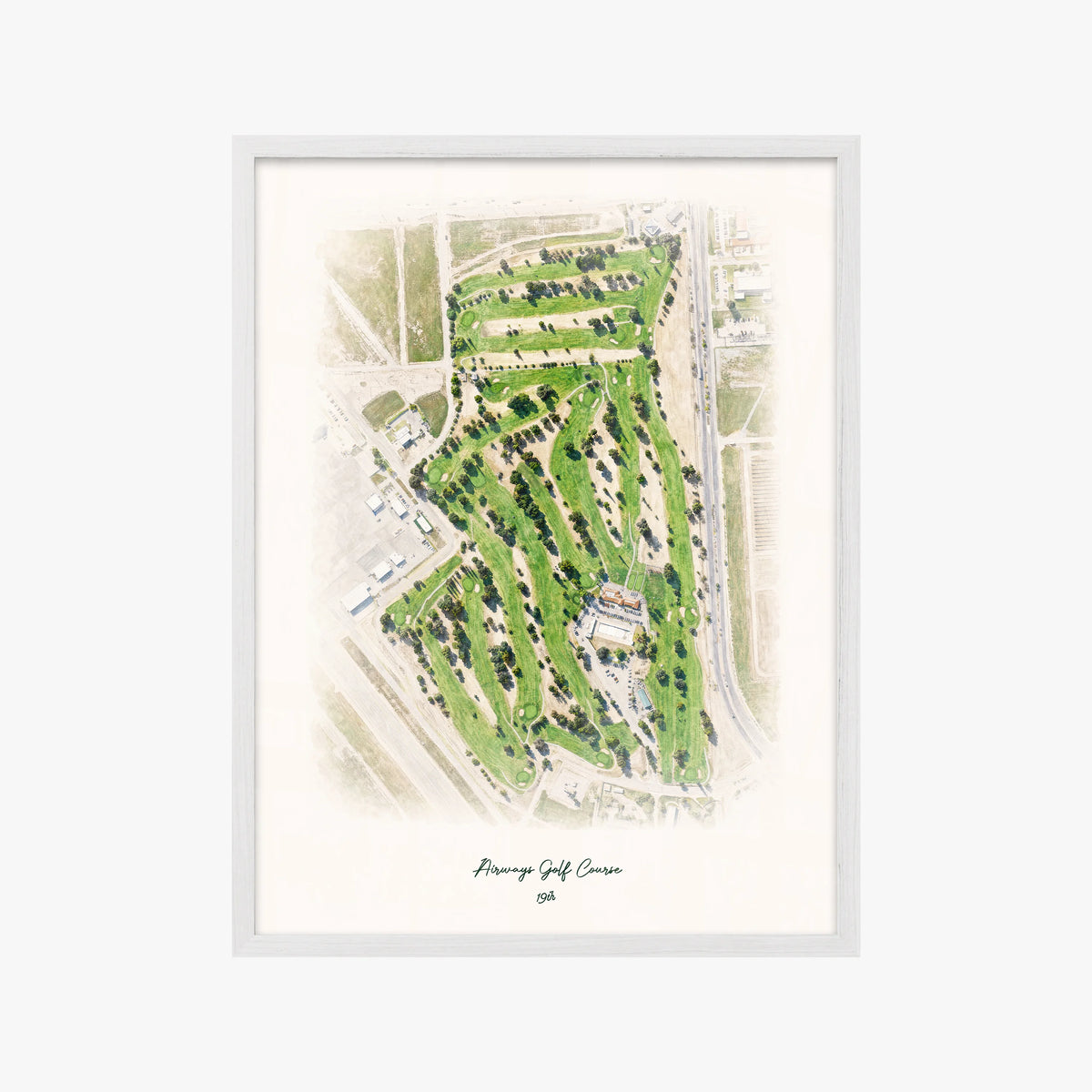 Airways Golf Course white frame