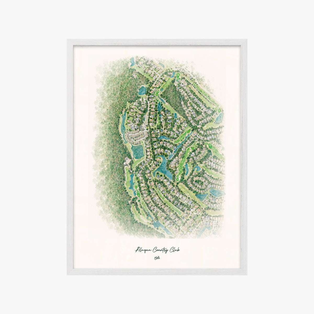 Alaqua Country Club white frame
