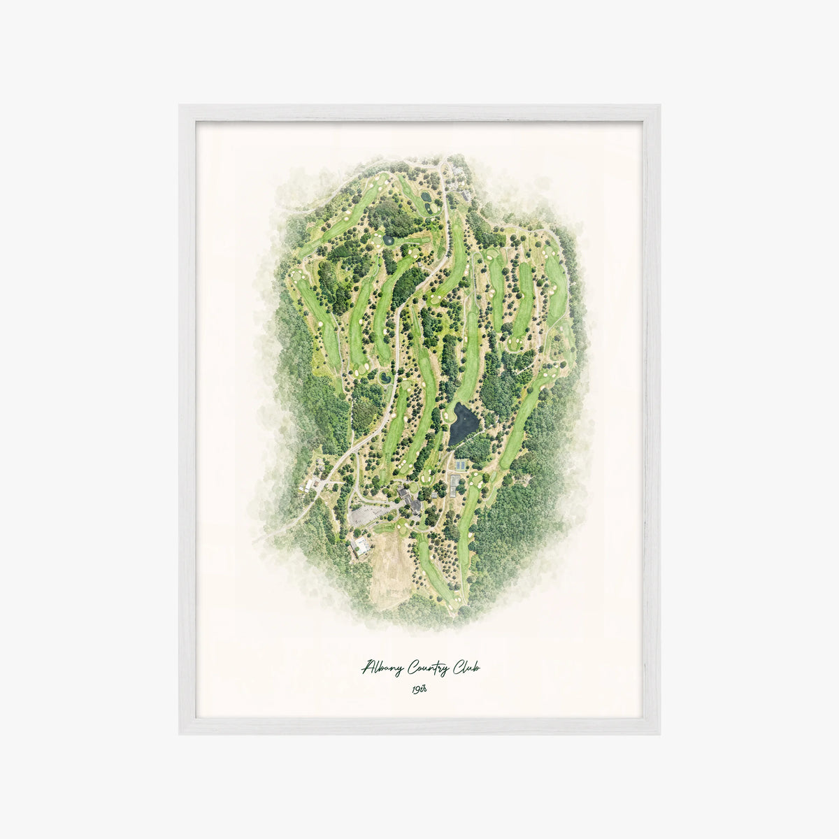 Albany Country Club white frame