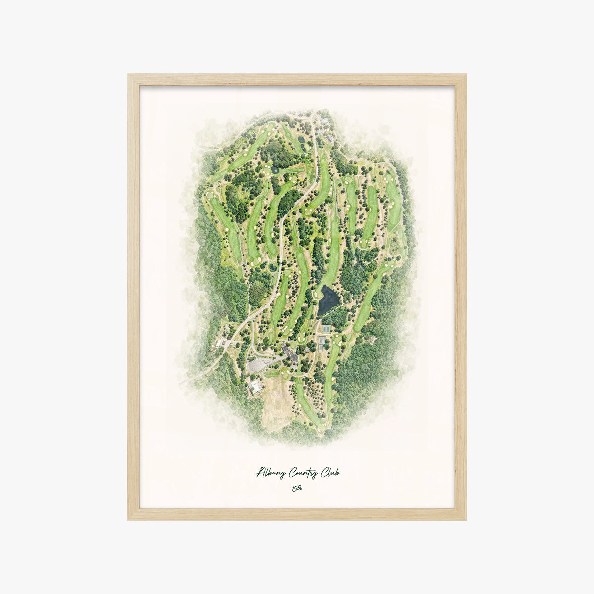 Albany Country Club wood frame