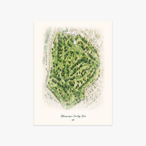 Albuquerque Country Club printed artwork