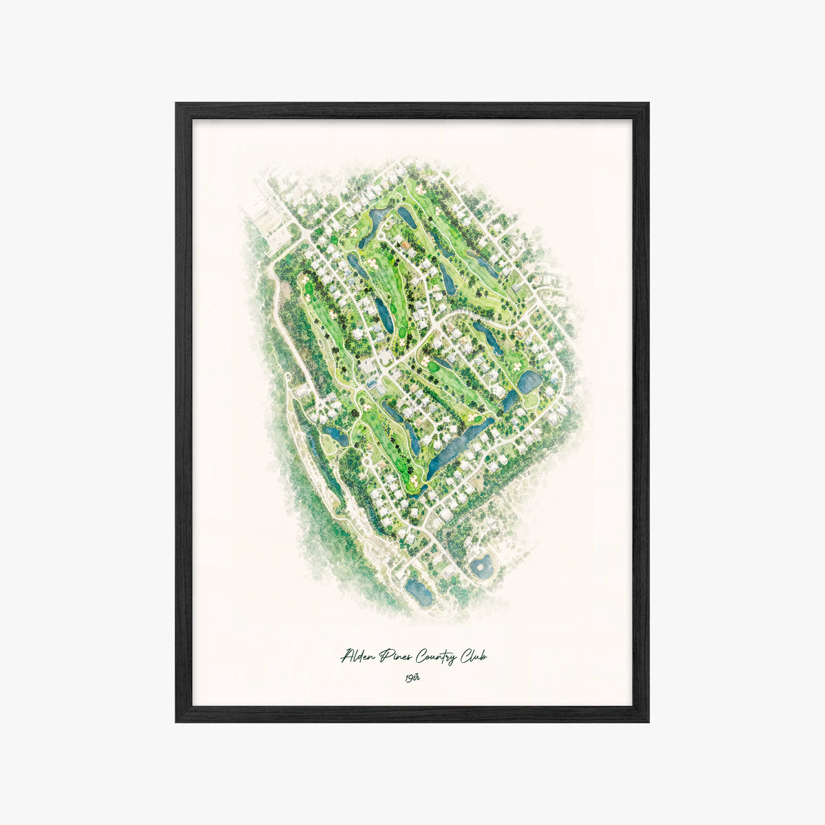 Alden Pines Country Club black frame