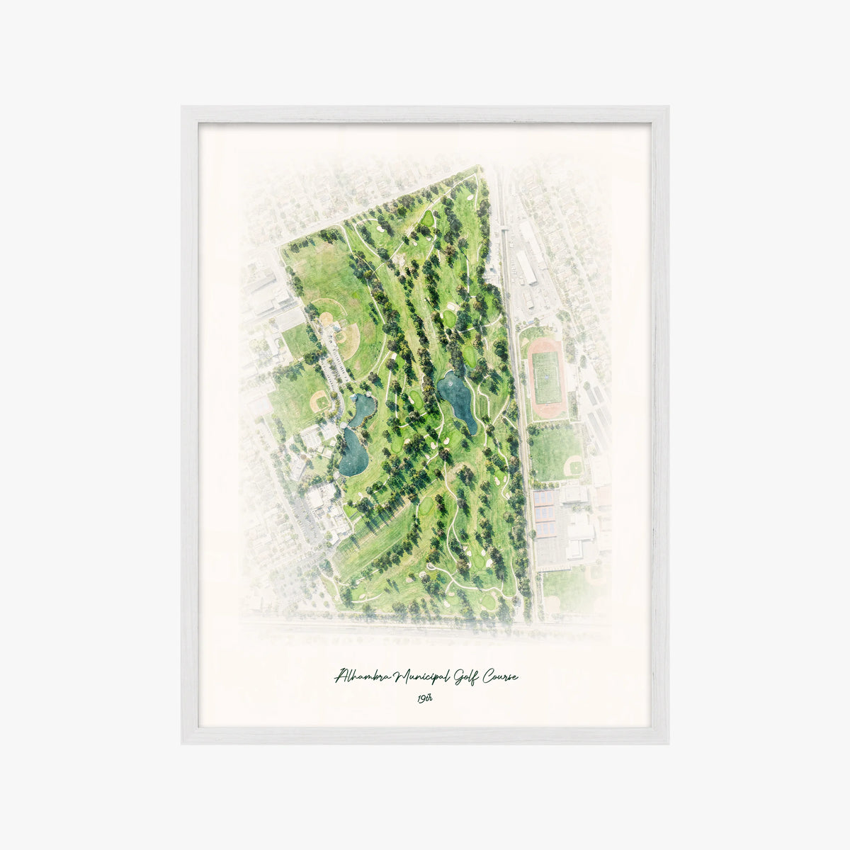 Alhambra Municipal Golf Course white frame