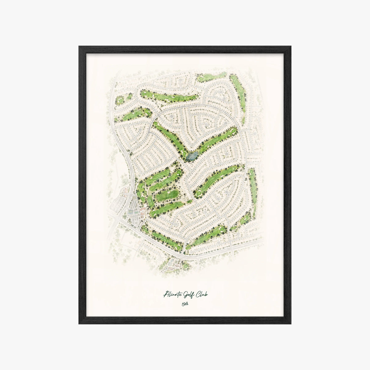 Aliante Golf Club black frame