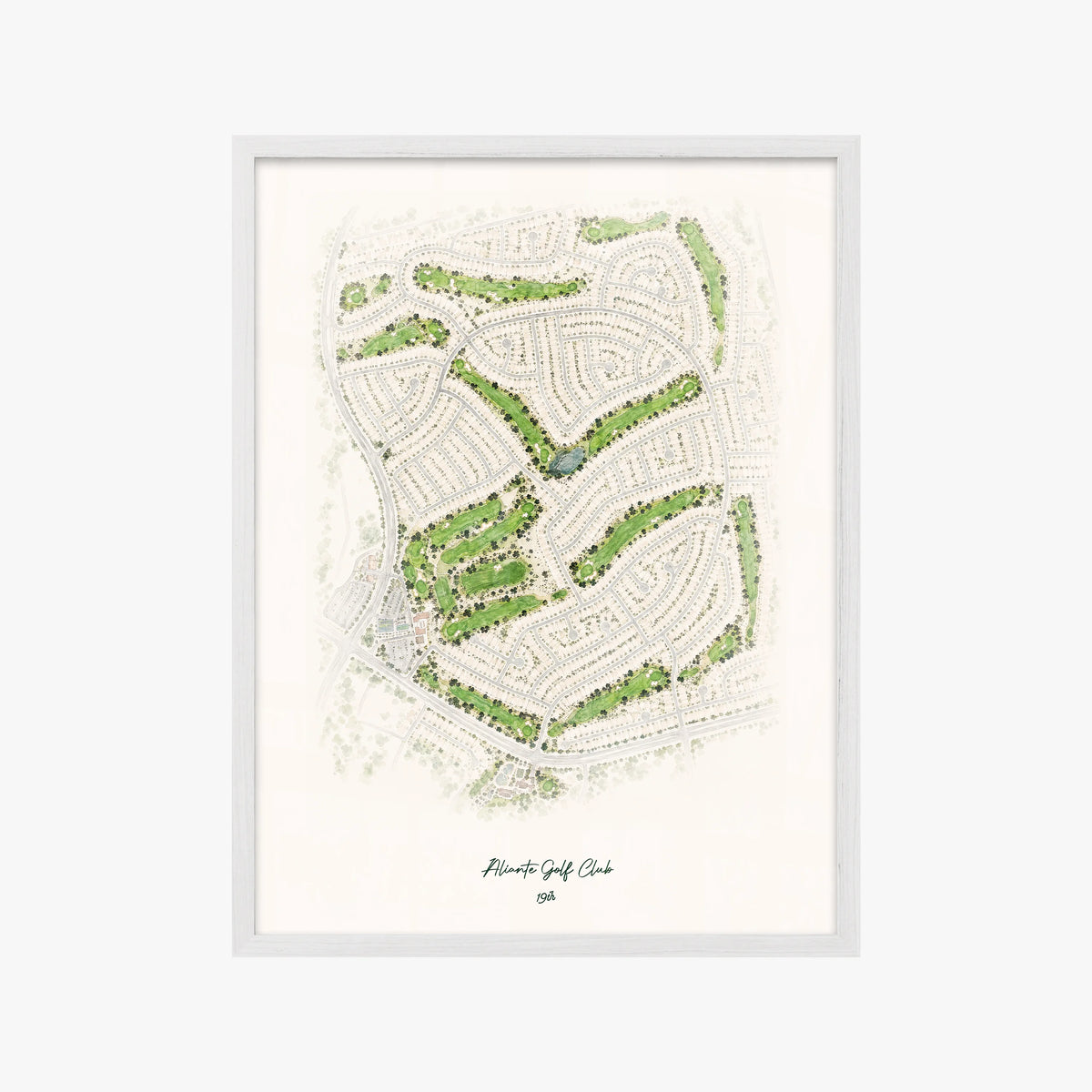 Aliante Golf Club white frame