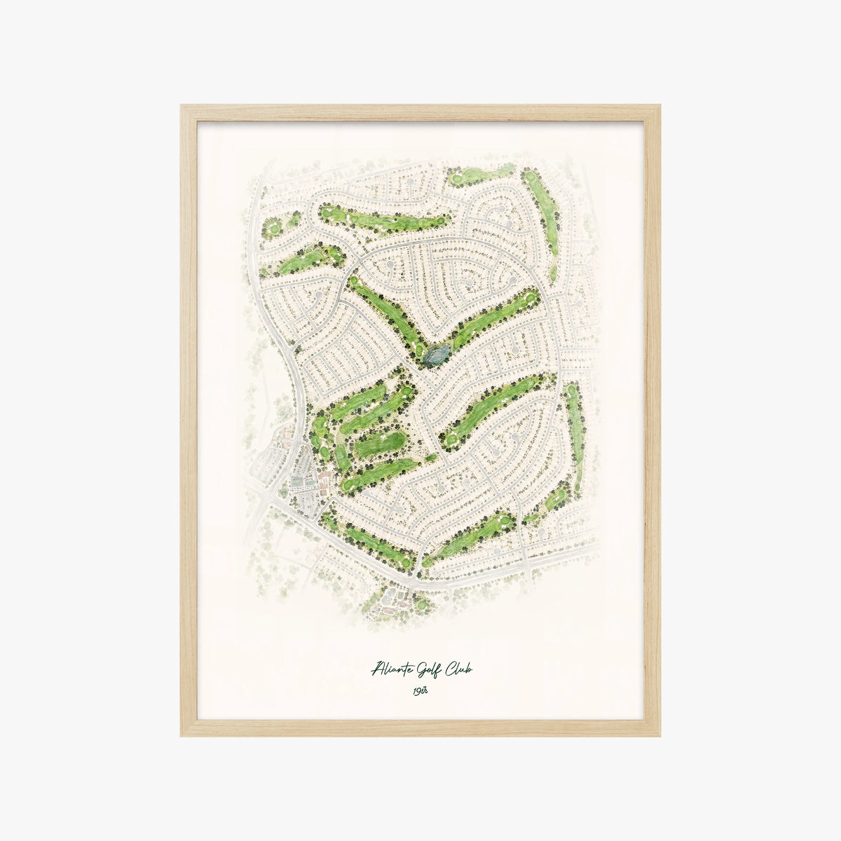 Aliante Golf Club wood frame