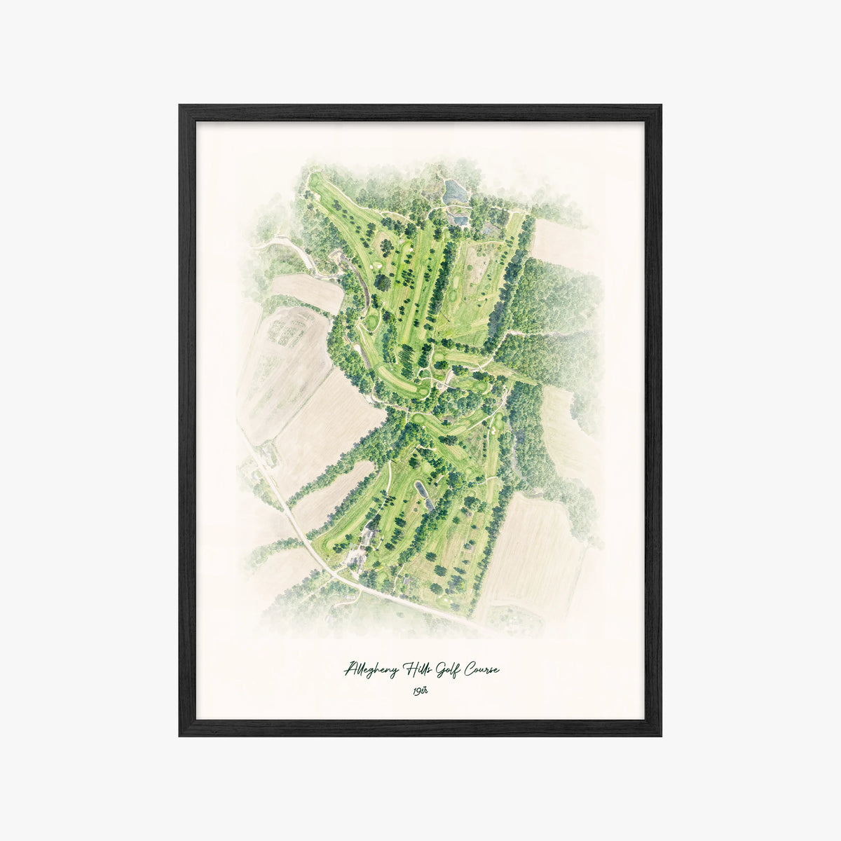 Allegheny Hills Golf Course black frame