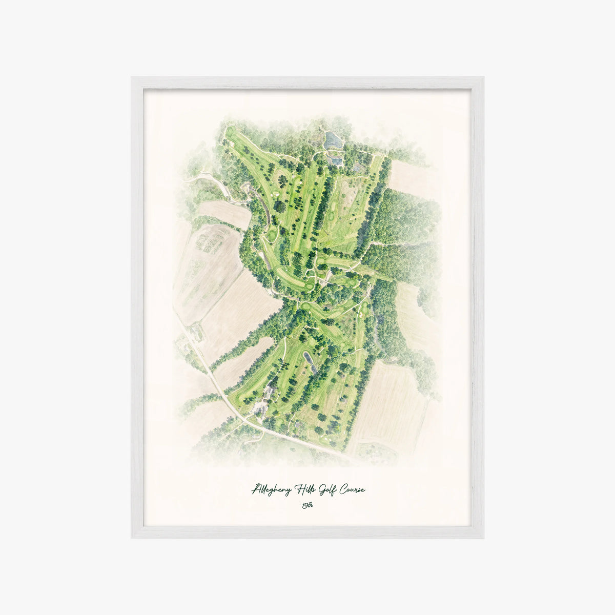 Allegheny Hills Golf Course white frame