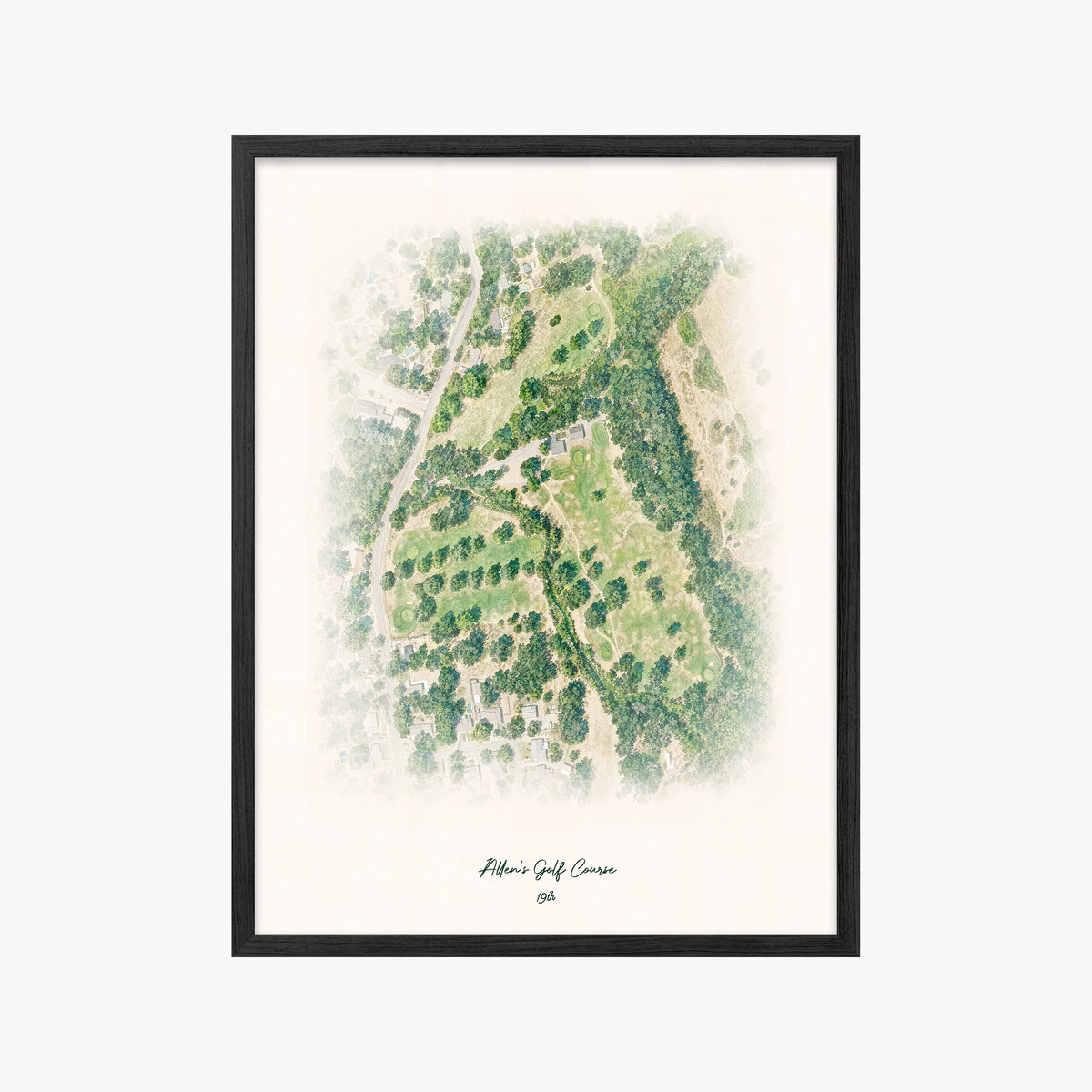 Allen's Golf Course black frame