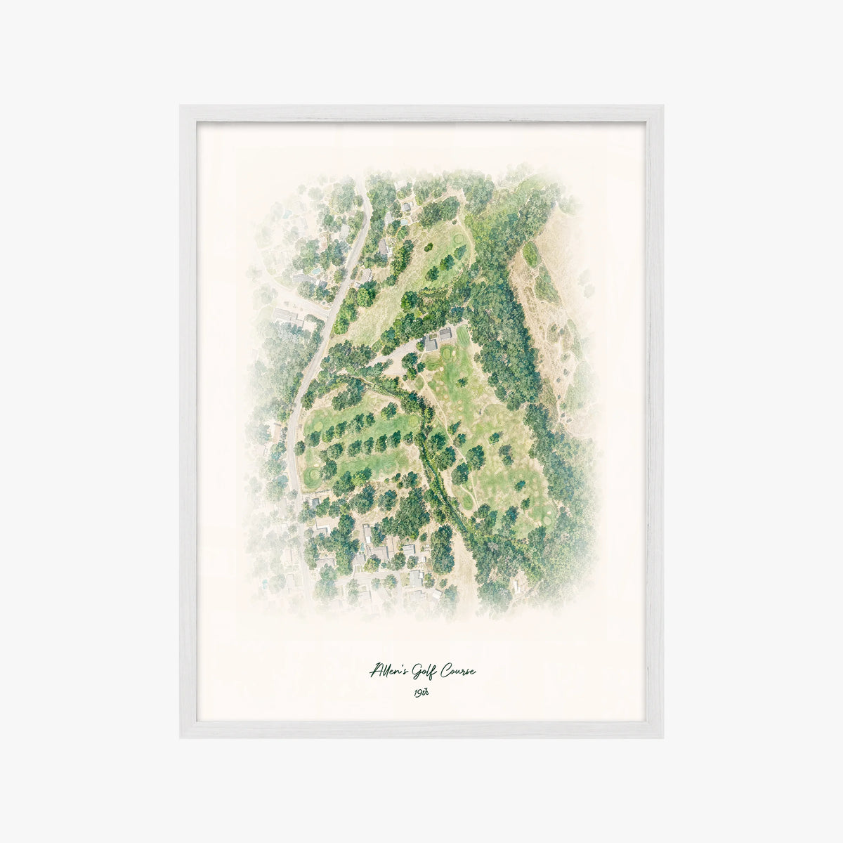 Allen's Golf Course white frame