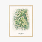 Allen's Golf Course wood frame