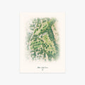 Allen's Golf Course printed artwork