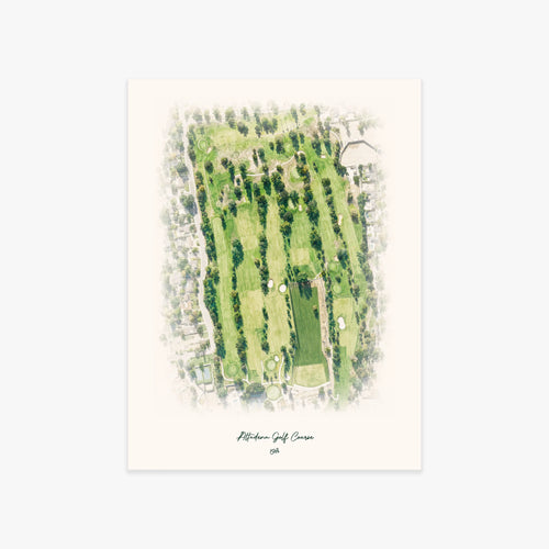 Altadena Golf Course printed artwork