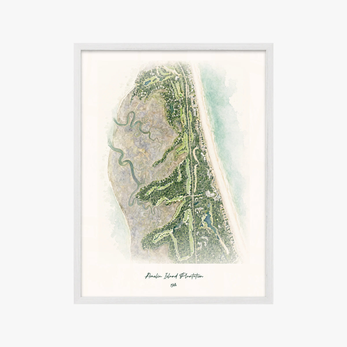 Amelia Island Plantation white frame