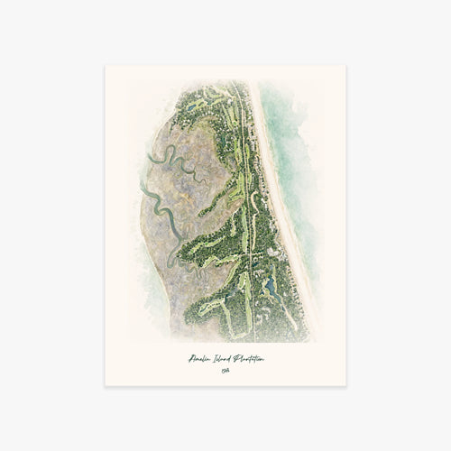 Amelia Island Plantation printed artwork