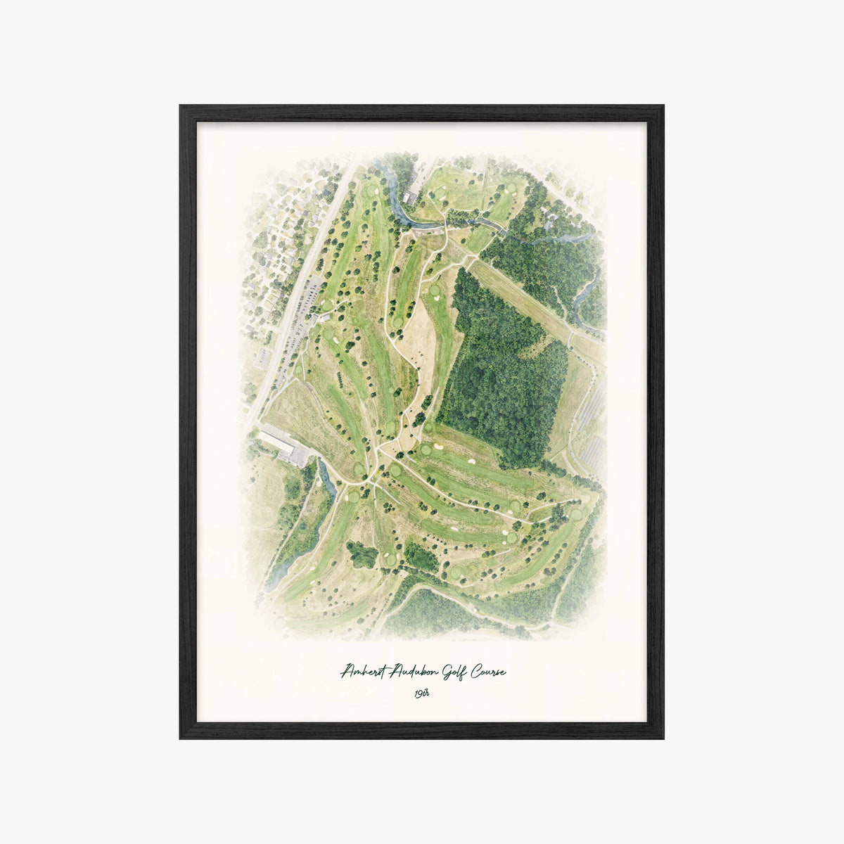 Amherst Audubon Golf Course black frame