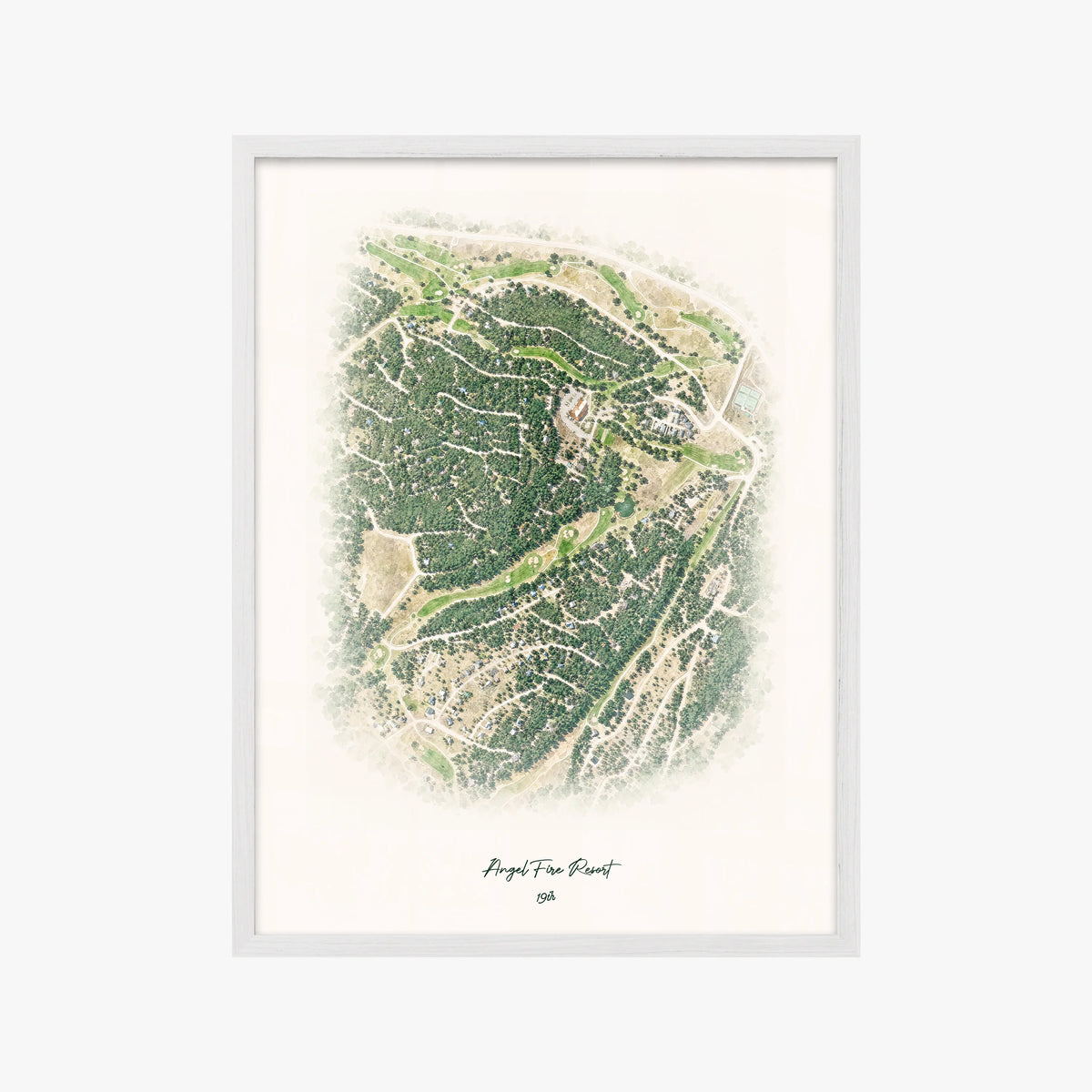 Angel Fire Resort white frame