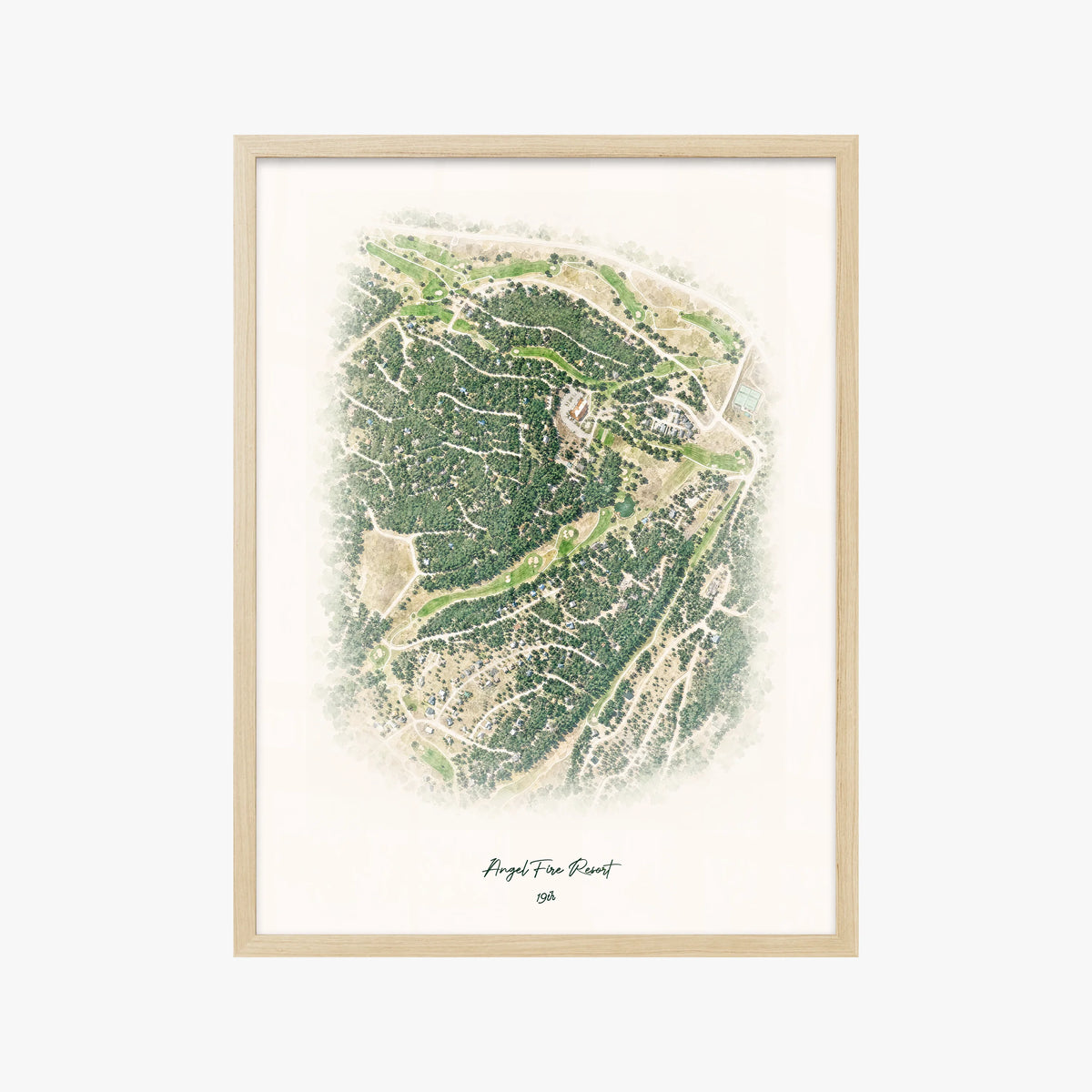 Angel Fire Resort wood frame