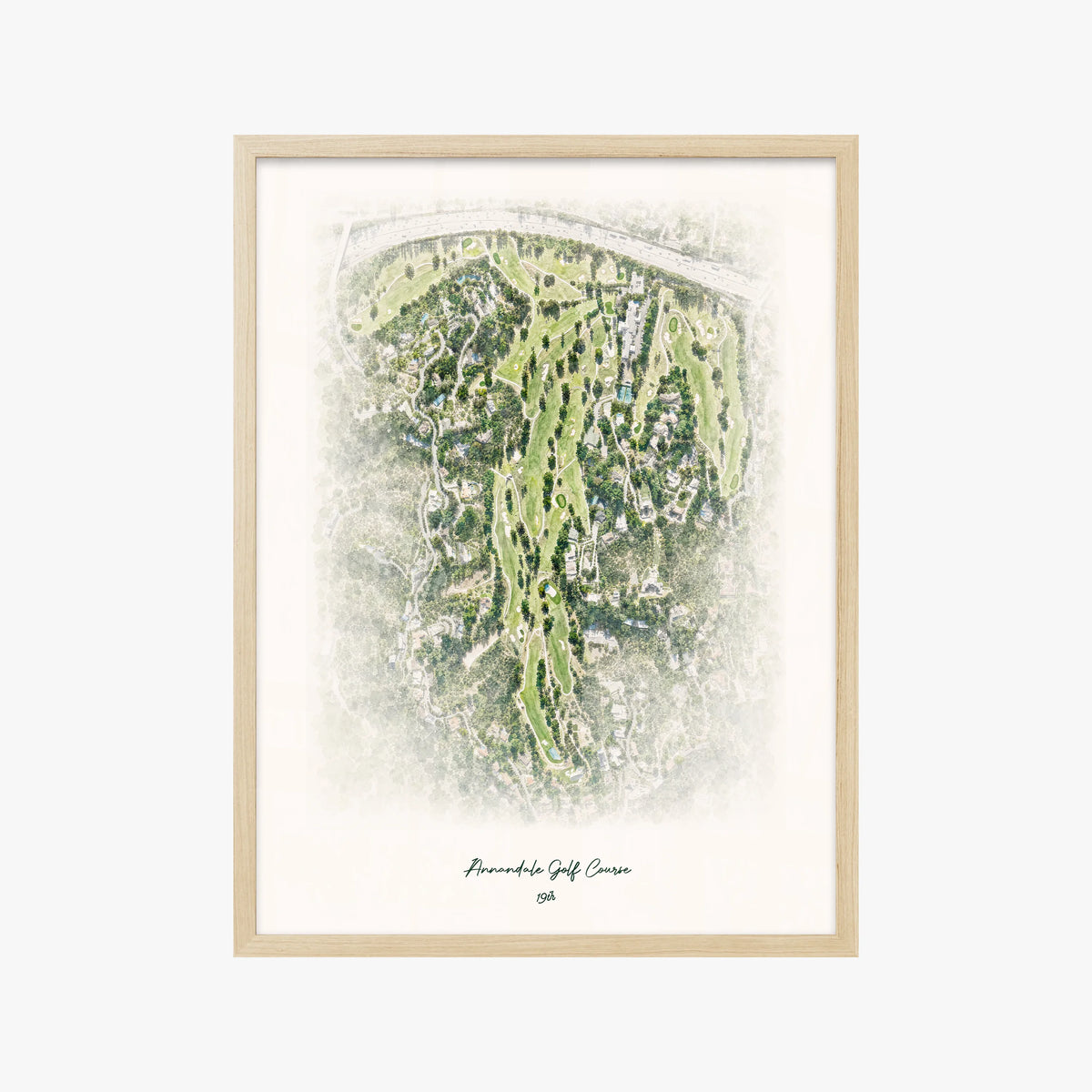 Annandale Golf Course wood frame