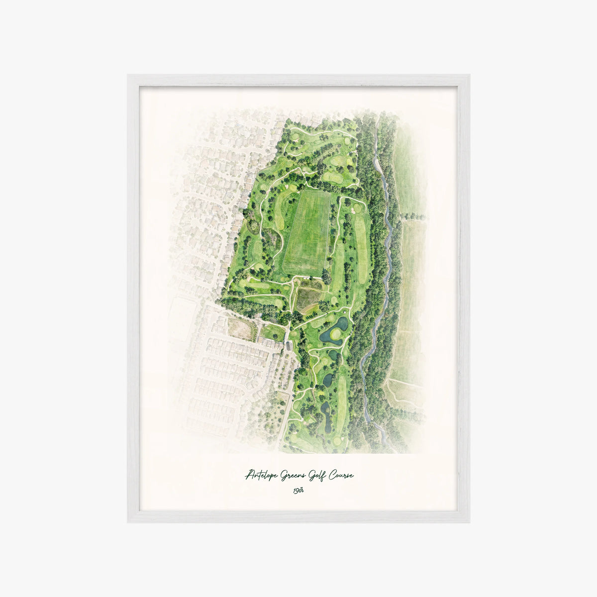 Antelope Greens Golf Course white frame