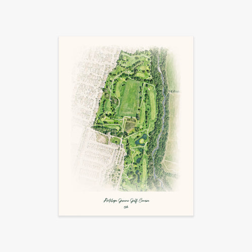 Antelope Greens Golf Course printed artwork