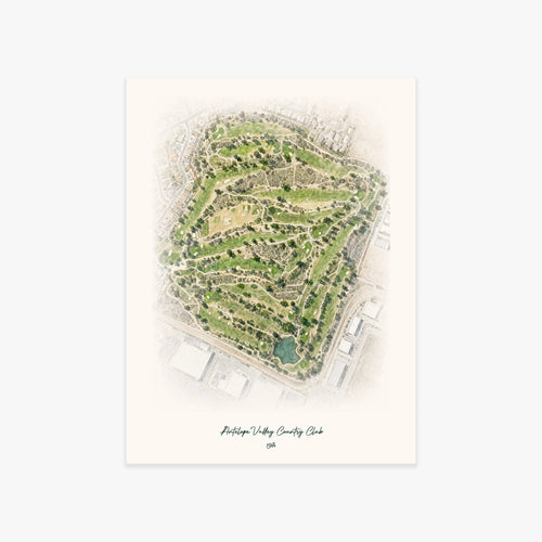 Antelope Valley Country Club printed artwork