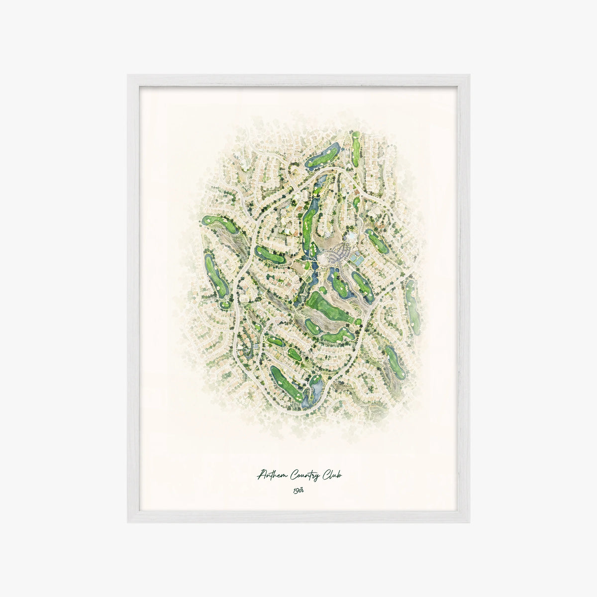 Anthem Country Club white frame