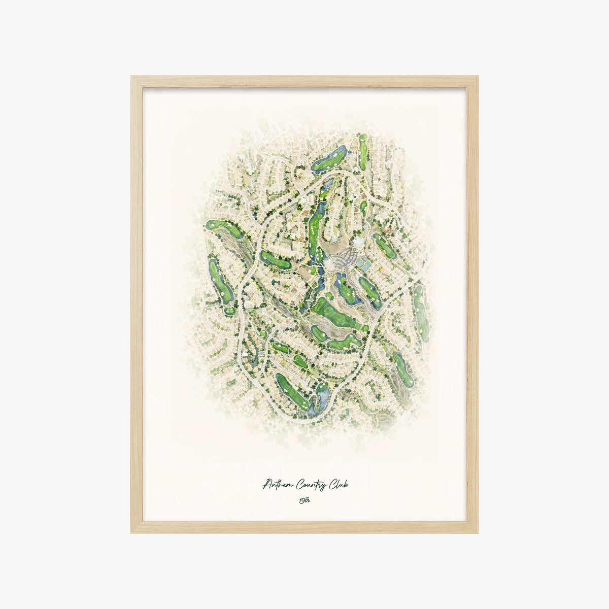 Anthem Country Club wood frame