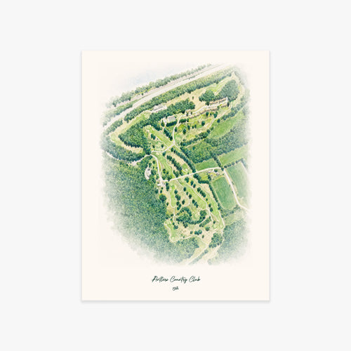 Antlers Country Club printed artwork