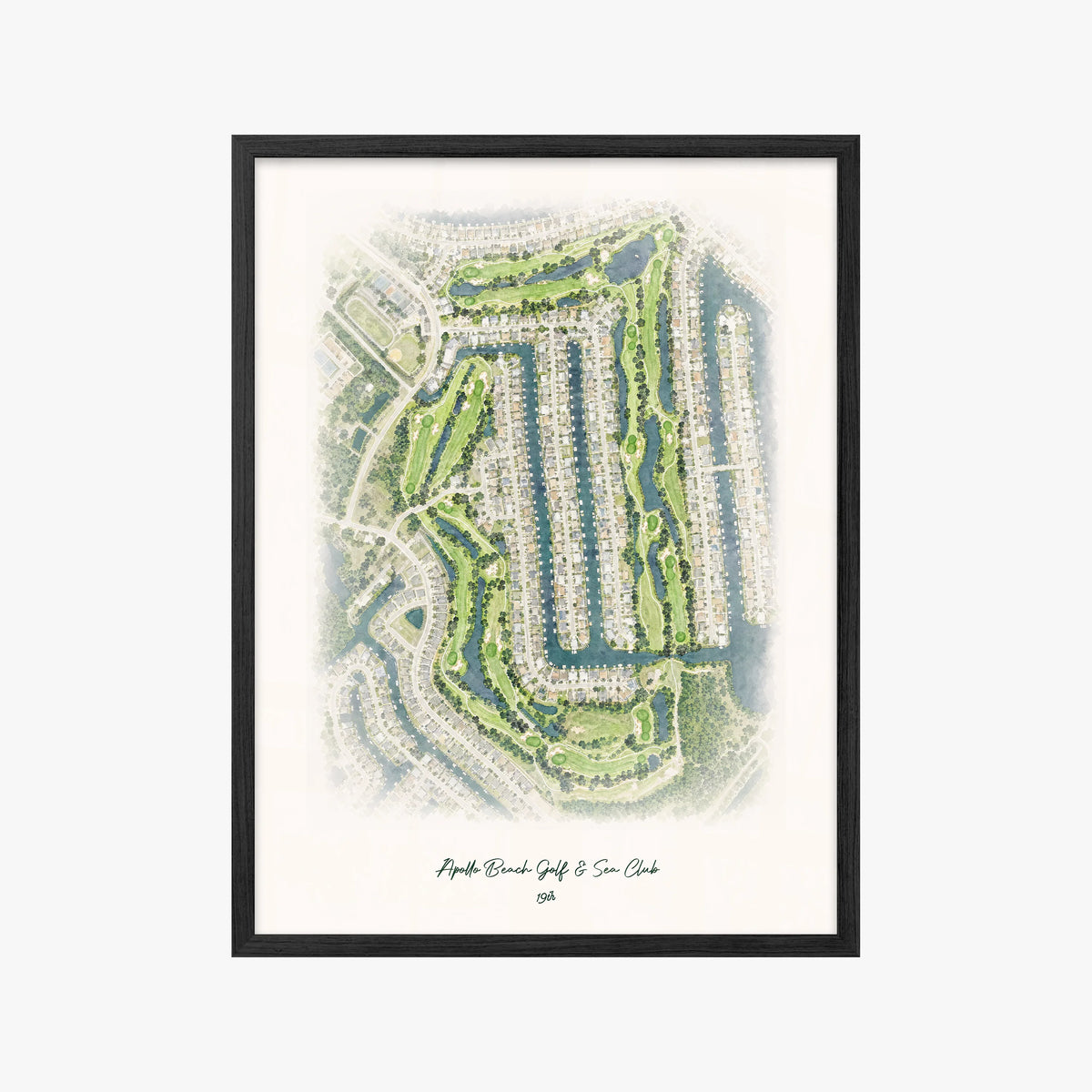 Apollo Beach Golf & Sea Club black frame