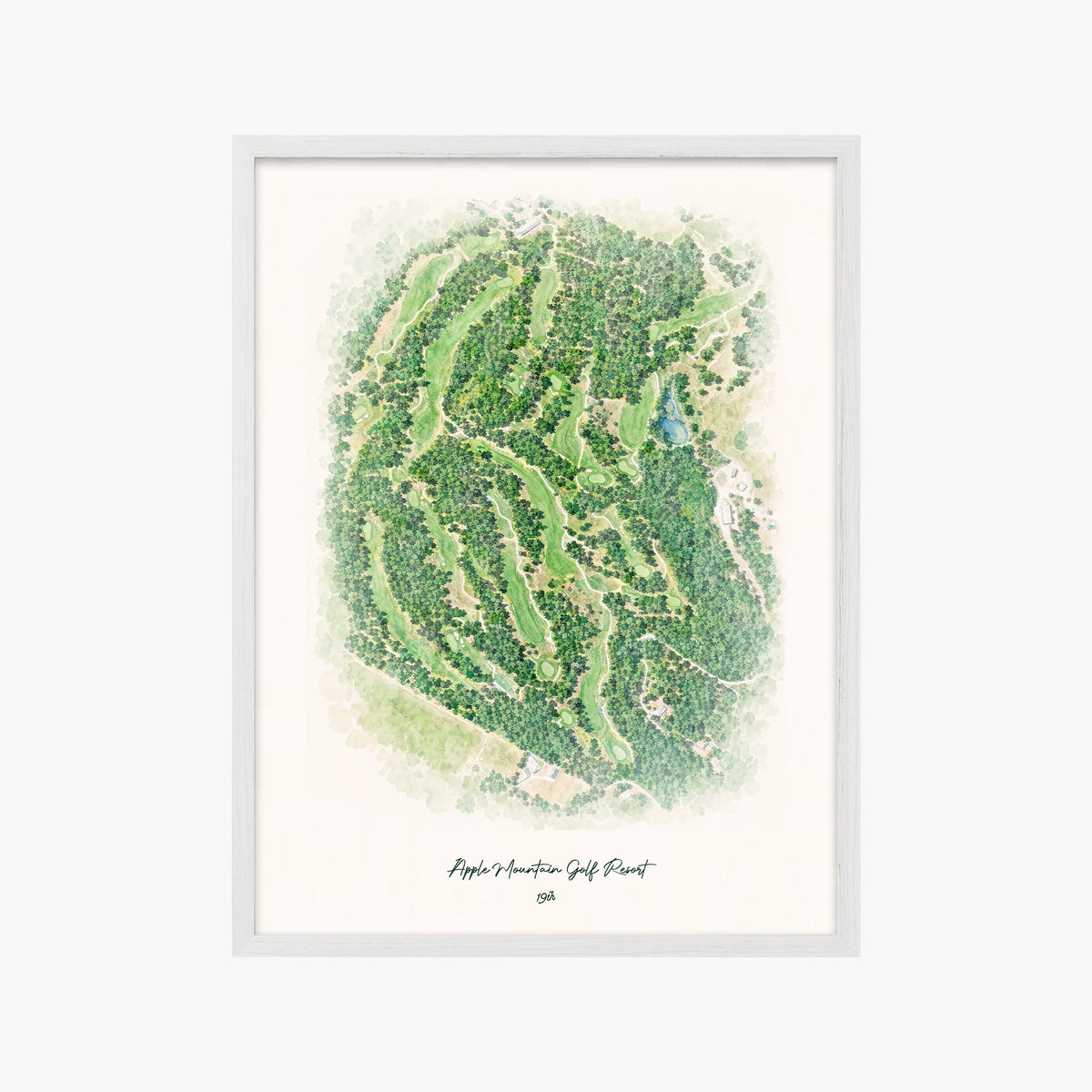 Apple Mountain Golf Resort white frame