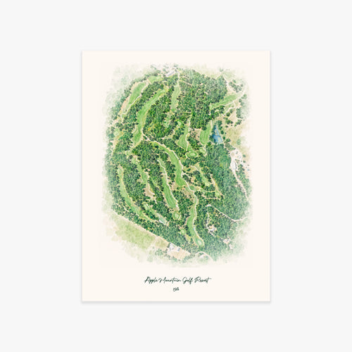 Apple Mountain Golf Resort printed artwork