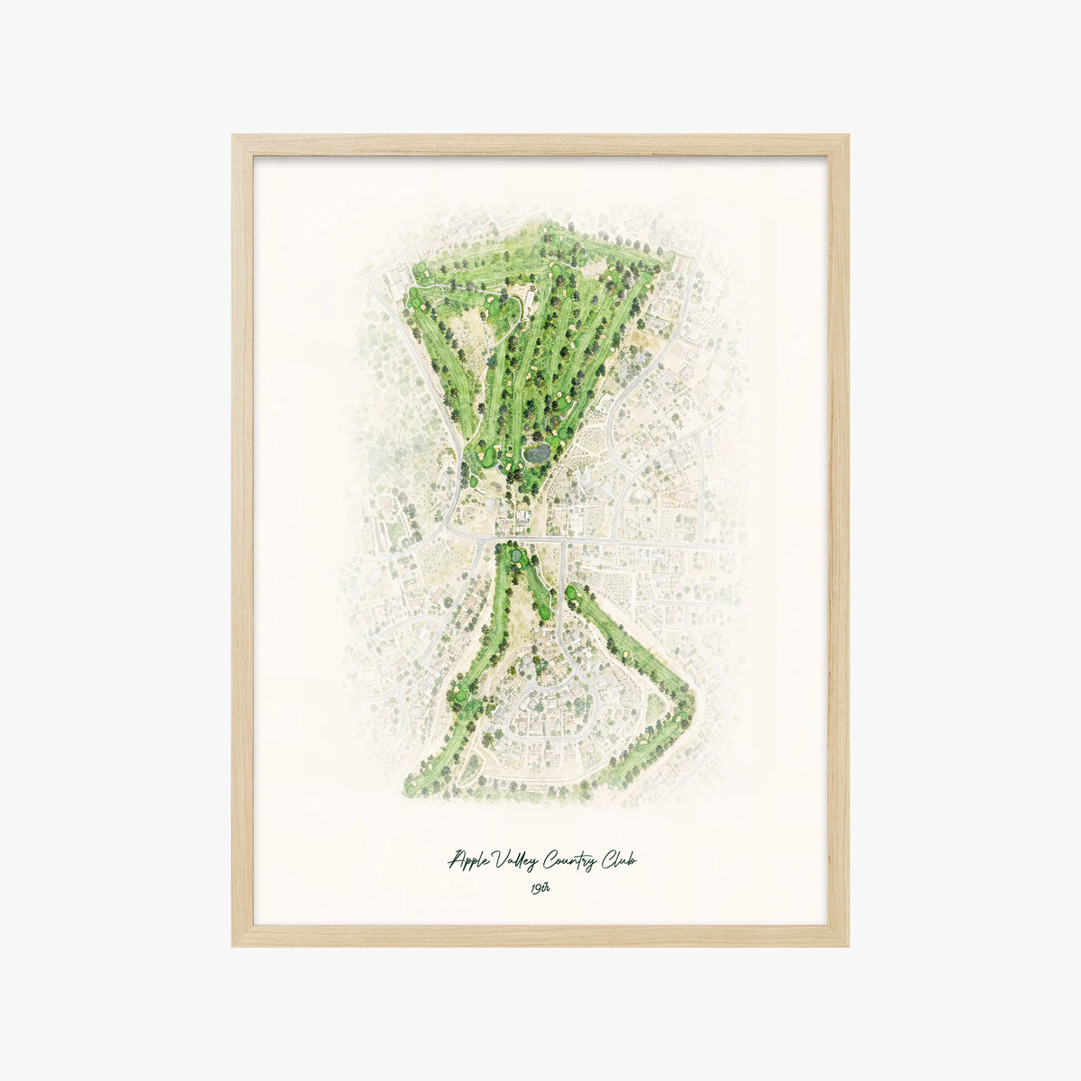Apple Valley Country Club wood frame