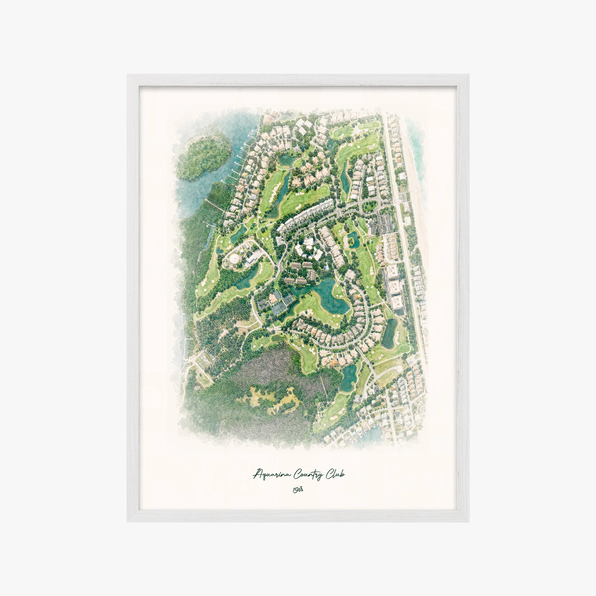 Aquarina Country Club white frame