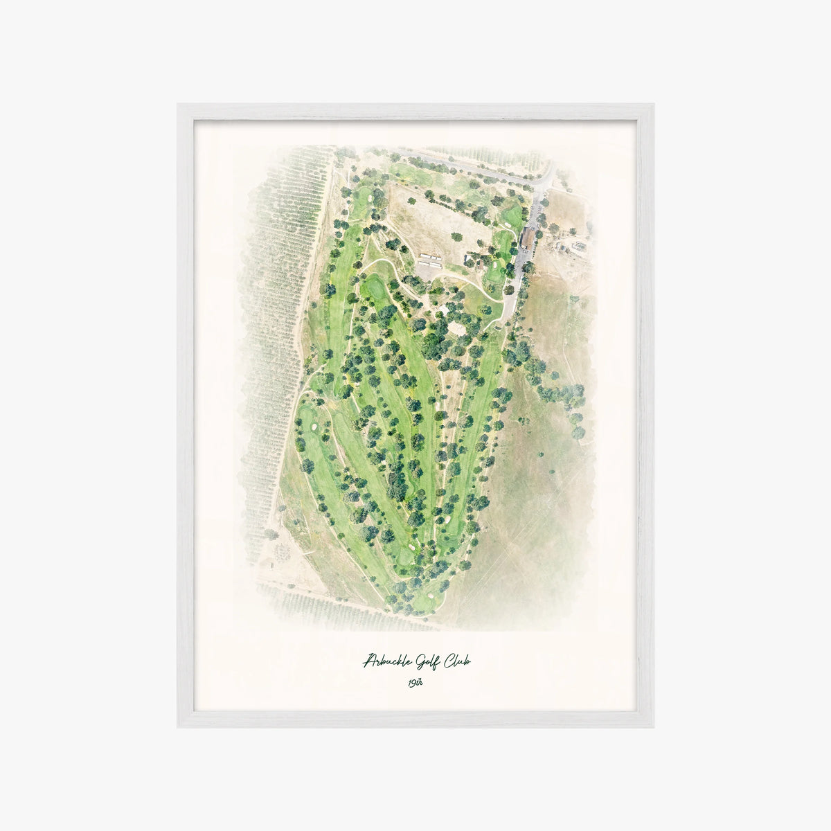Arbuckle Golf Club white frame