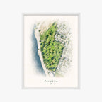 Arcadia Golf Course white frame