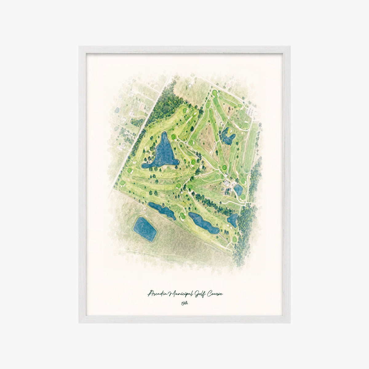 Arcadia Municipal Golf Course white frame