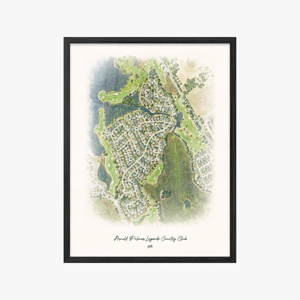 Arnold Palmer Legends Country Club black frame