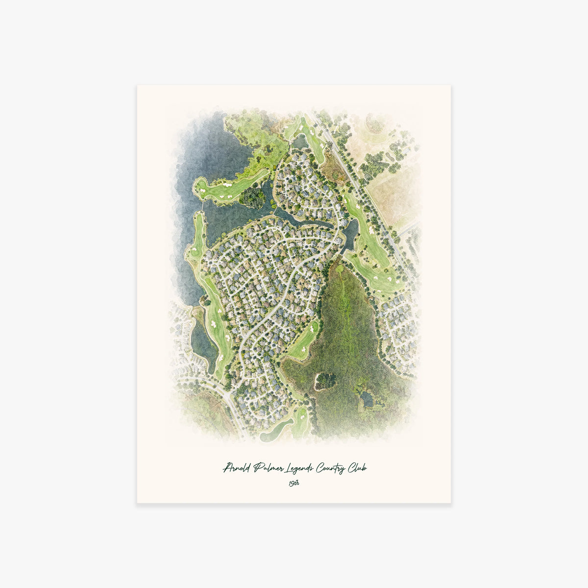 Arnold Palmer Legends Country Club printed artwork